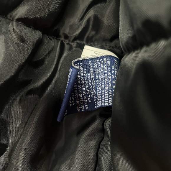 Mens Rocawear Classic Black Zip Front Pocket Puffer Jacket Coat Size M - Picture 6 of 16